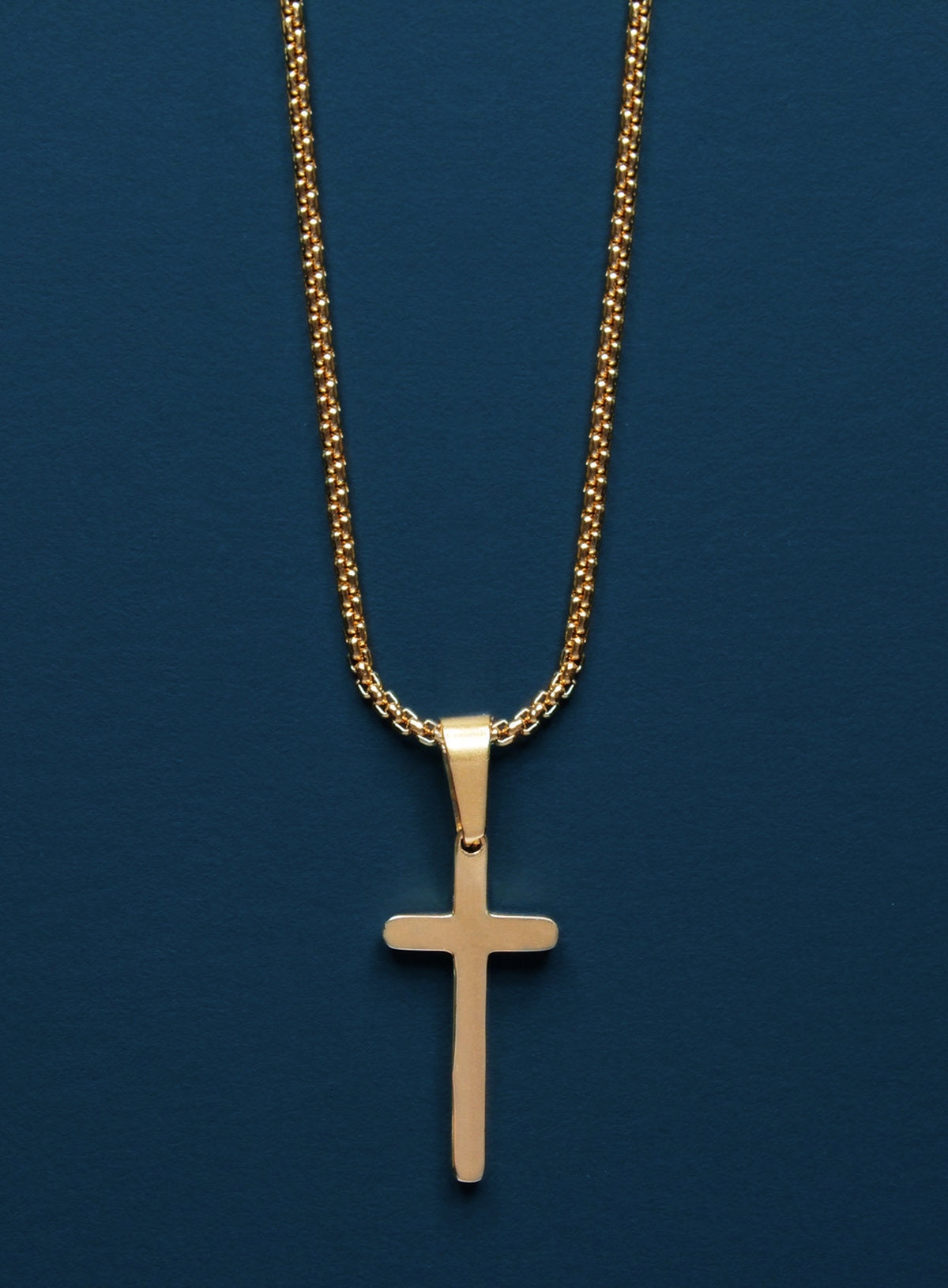 MINI GOLD CROSS NECKLACE FOR — SMITH ARE MEN WE ALL