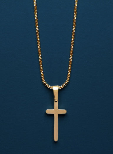 FIX Men 39 s Necklace Small Cross Necklace Men 39 s gold cross necklace Mens Jewelry Gold cros 675753492