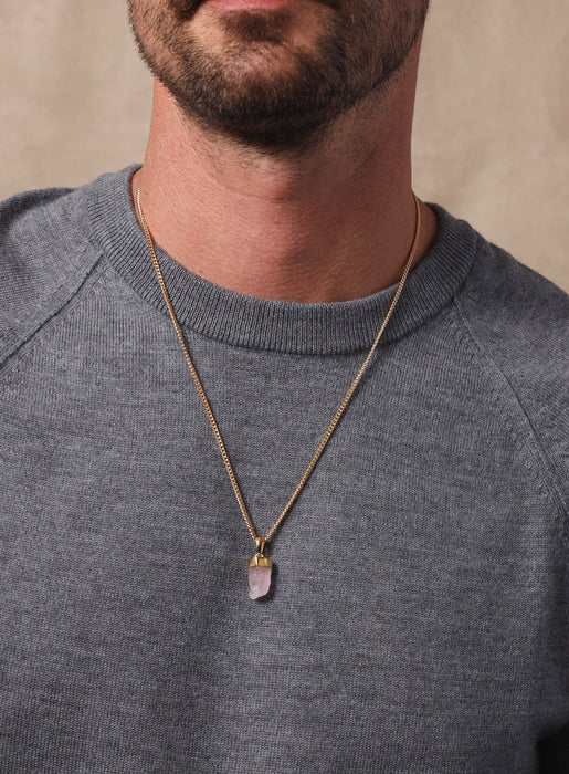 14k Gold Filled + Vermeil One of a Kind Gemstone Pendant Collection Necklace WE ARE ALL SMITH: Men's Jewelry & Clothing.   