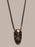 Open Jaw Skull Necklace in Bronze with Oxidized Sterling Silver Chain Jewelry We Are All Smith   