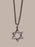 925 Sterling Silver Star of David Pendant on Sterling Rhodium Coated Curb Chain Necklaces We Are All Smith   