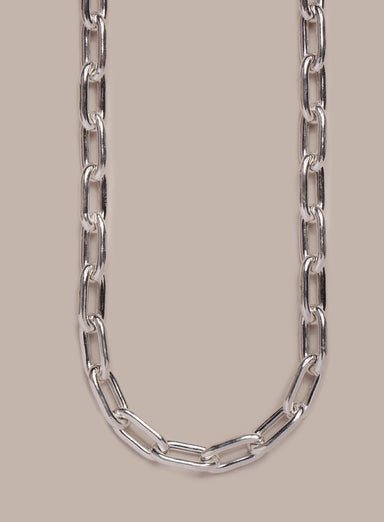 925 Sterling Silver Oval Cable Chain Necklace for Men Necklace WE ARE ALL SMITH: Men's Jewelry & Clothing.