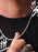 925 Sterling Silver Rope Chain Necklace for Men Necklace WE ARE ALL SMITH: Men's Jewelry & Clothing.   