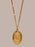 Saint Michael Oval Medal on 14k Gold Filled Starburst Curb Chain Necklaces WE ARE ALL SMITH: Men's Jewelry & Clothing.