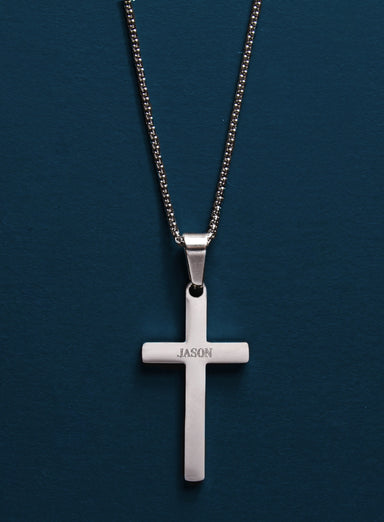 MINI GOLD CROSS NECKLACE SMITH FOR ALL — ARE WE MEN