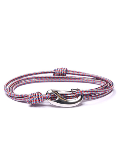 Gray + Red Tactical Cord Bracelet for Men (Silver Clasp - 27S) — WE ARE ALL  SMITH