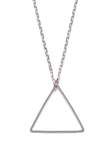 Silver Triangle Necklace for Men Jewelry We Are All Smith   