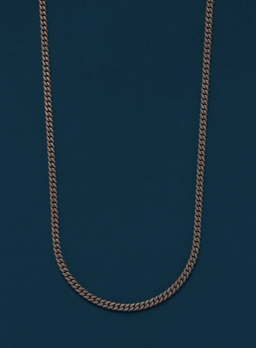 Narrow Flat Curb Chain Bracelet