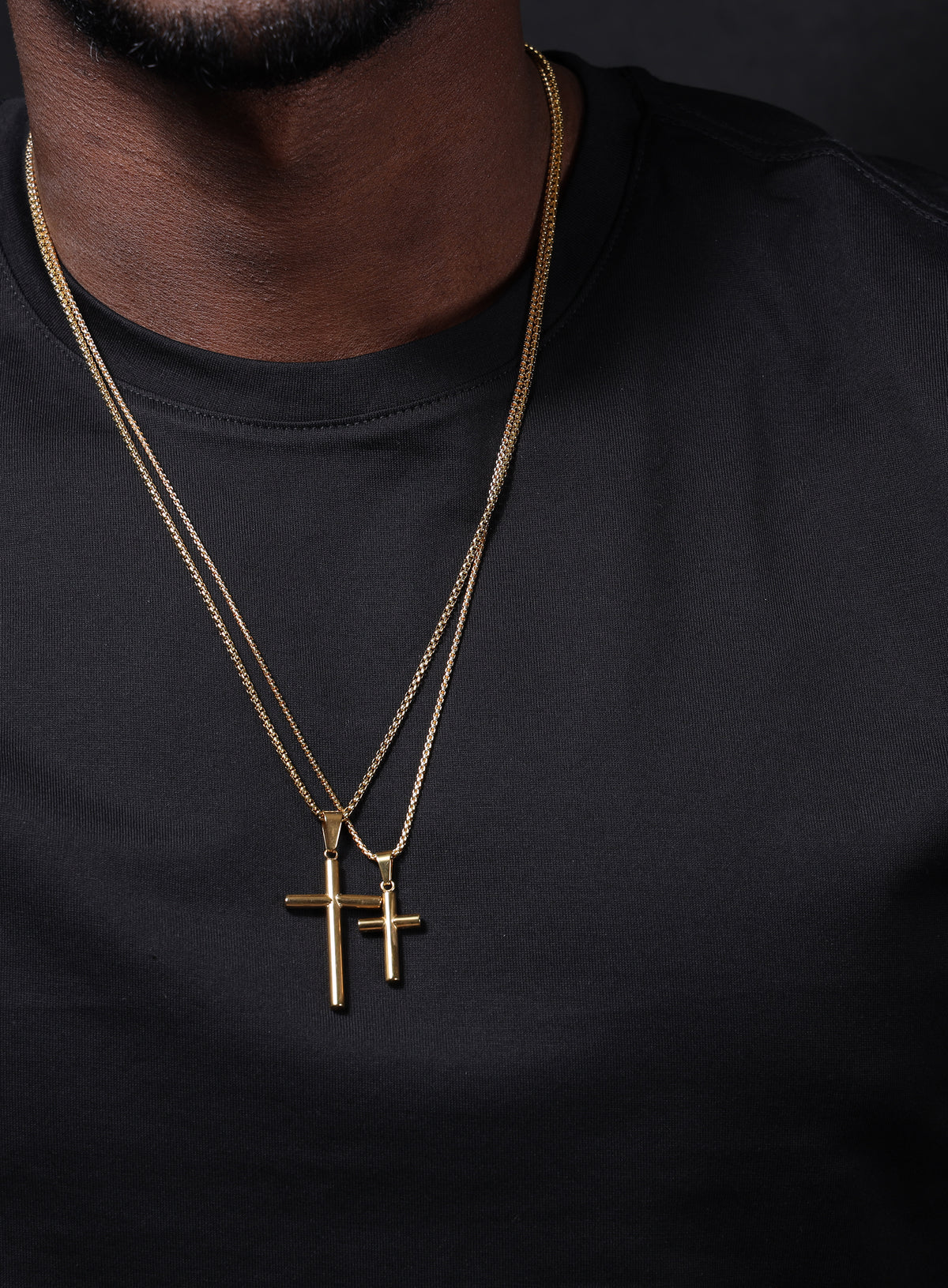 ALL Match own WE Gold ARE Cross Necklace Mix Double — | SMITH | Combo Set your and Make