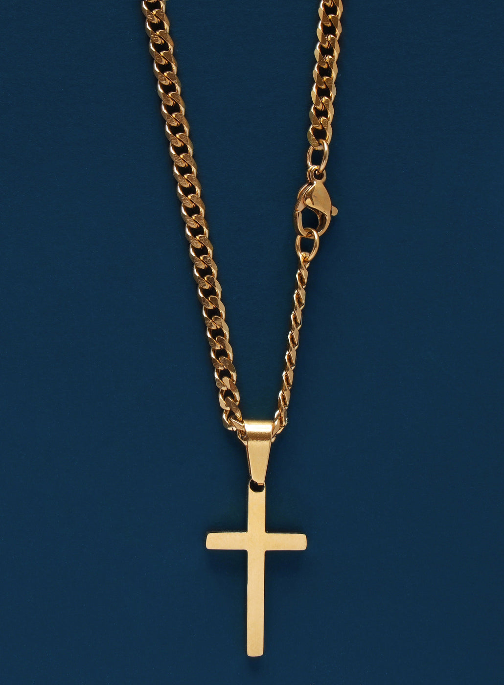 Gold Cross Necklace For Men — We Are All Smith 2720