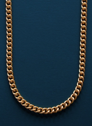 14K Gold Filled 4.7mm Curb Chain Necklace for Men Necklaces WE ARE ALL SMITH: Men's Jewelry & Clothing.   