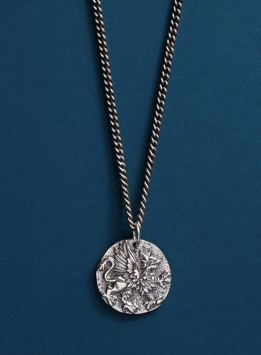 Sterling Silver Coin Necklace