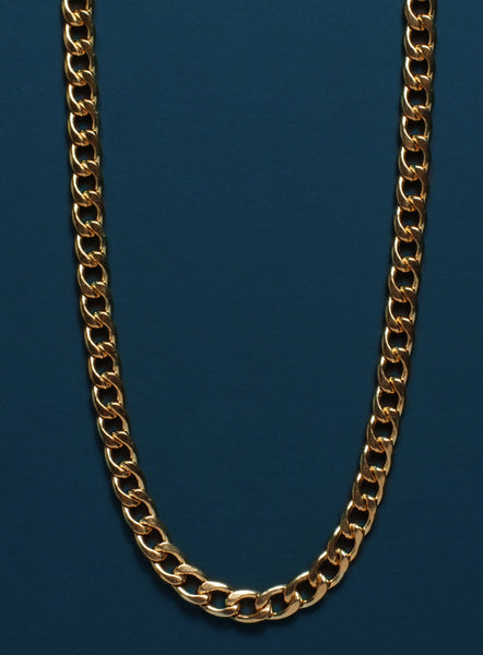 5mm gold curb chain — WE ARE ALL SMITH